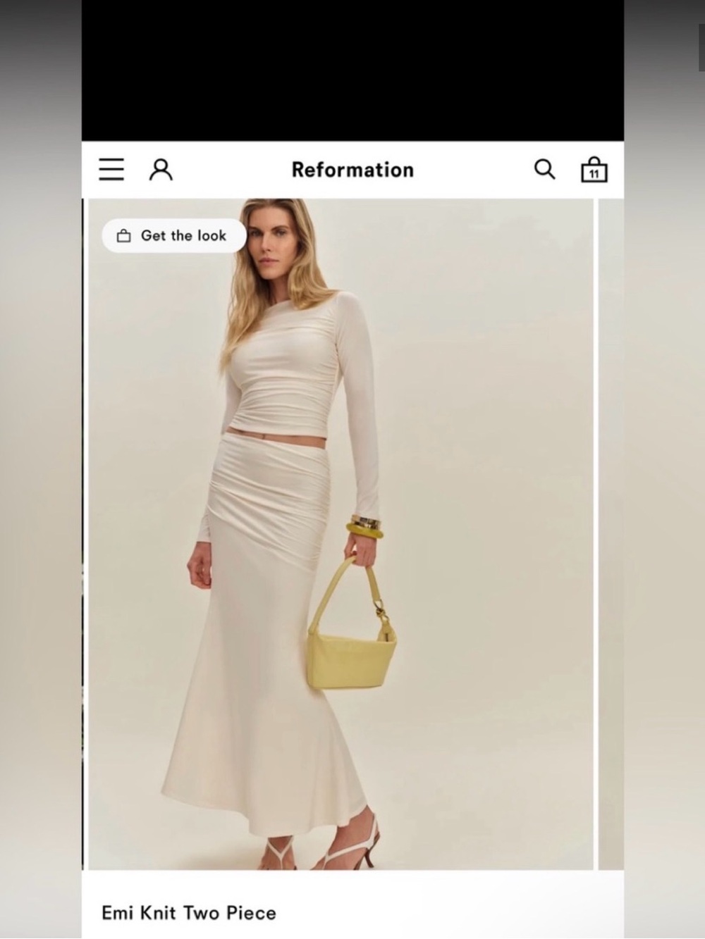 Reformation Emi Knit Two-Piece